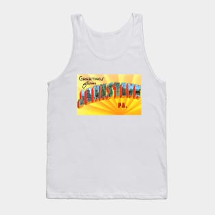 Greetings from Johnstown, PA - Vintage Large Letter Postcard Tank Top